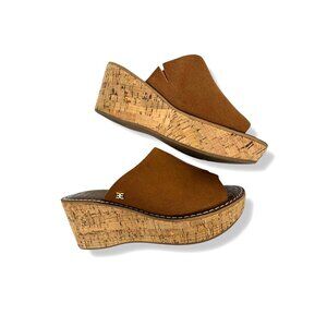 Sam Edelman Brown Wedge Sandals